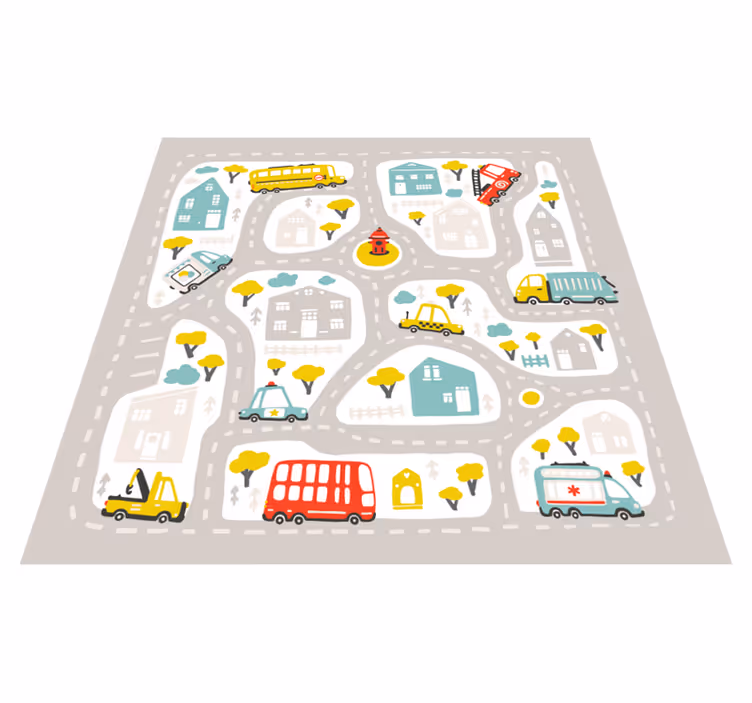 Vinil podovi djeca urbano igralište - TenStickers