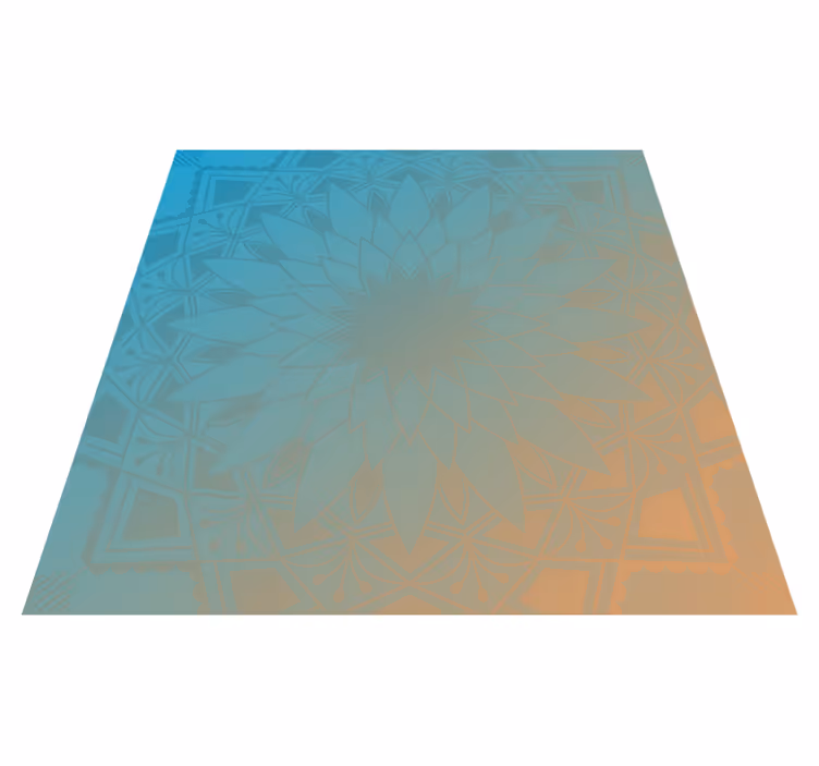 Vinil podovi mandala mandala gradijent - TenStickers