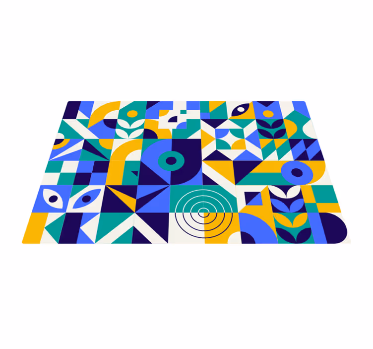 Vinil podovi geometrijski živopisni uzorci - TenStickers