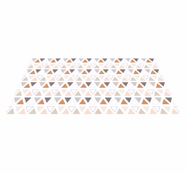 Vinil podovi geometrijski dizajn trokutastog uzorka - TenStickers