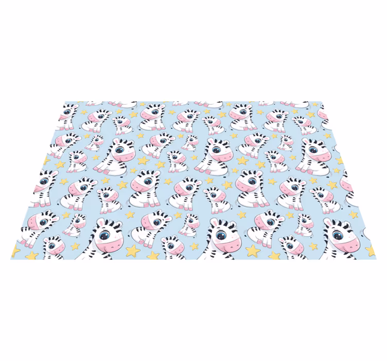 Vinil podovi djeca zebrasti zvjezdani uzorak - TenStickers