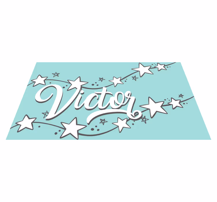 Vinil podovi s imenima prilagodljiva zvjezdana prašina - TenStickers
