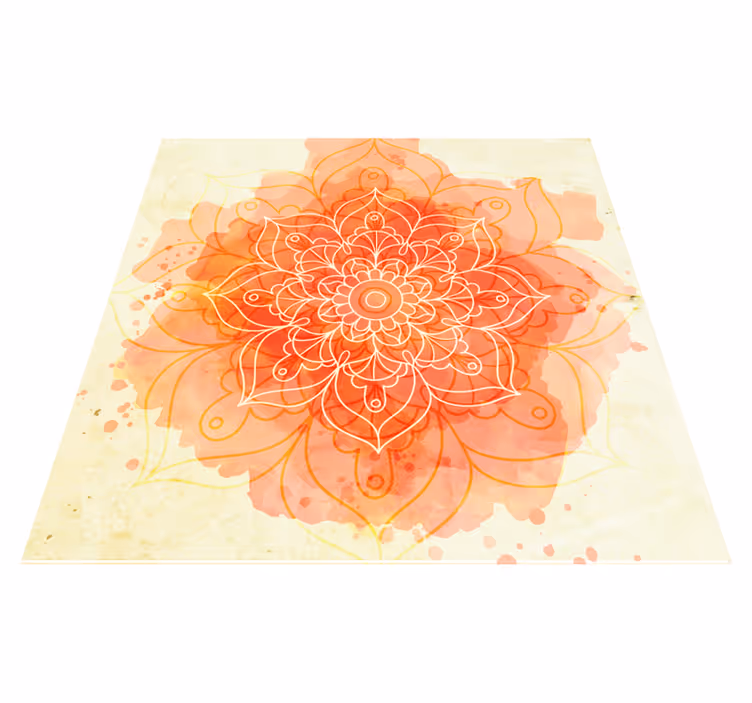 Vinil podovi mandala cvjetanje mandale - TenStickers