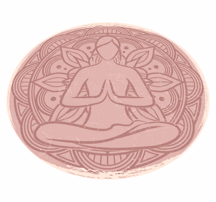 Vinil podovi mandala meditativna mandala - TenStickers