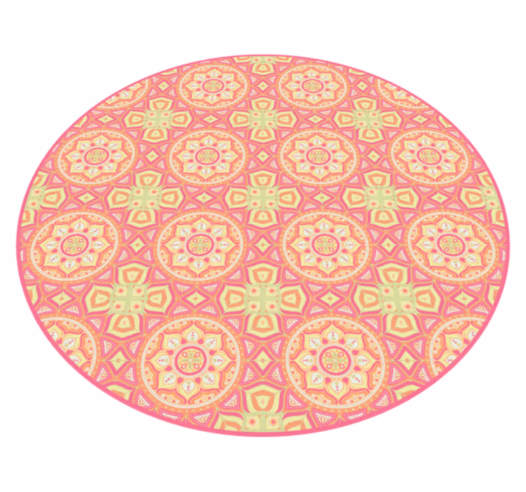Vinil podovi mandala krug uzorka mandale - TenStickers