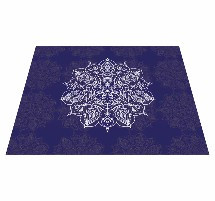 Mandala duhovni lotos mandala vinil prostirka - TenStickers