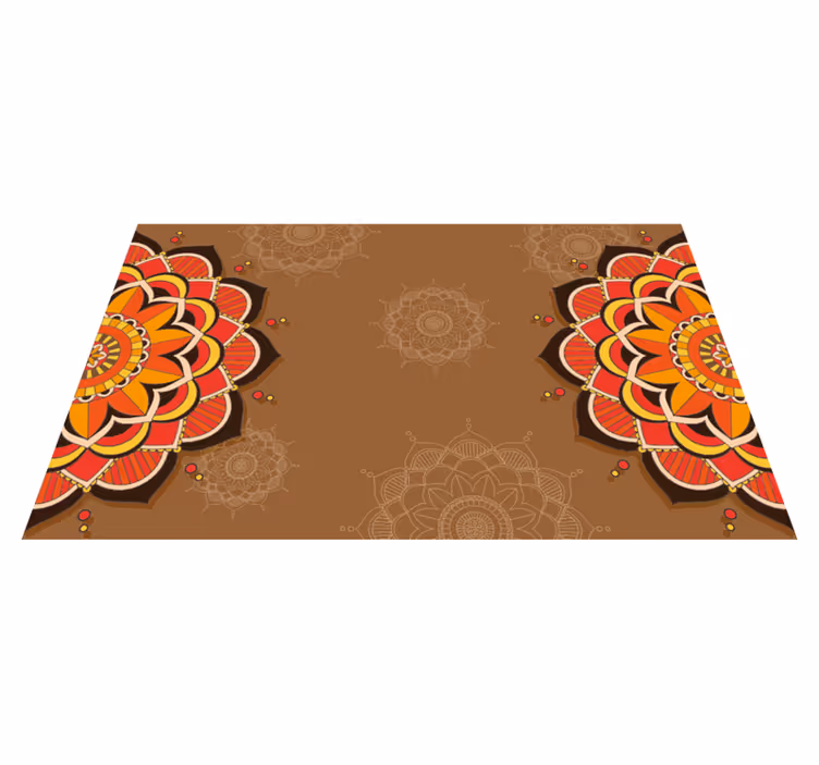 Vinil podovi mandala ornamentika mandala - TenStickers