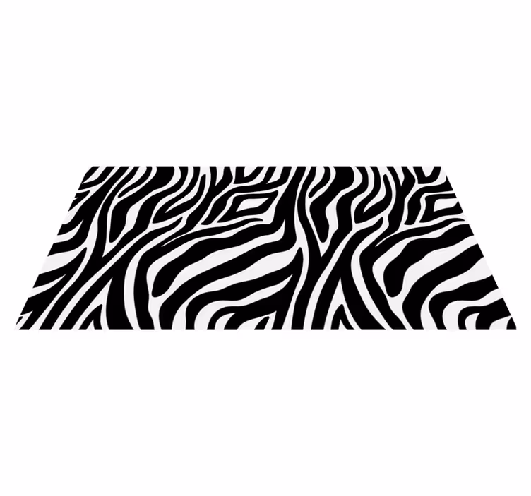 Vinil prostirka sa zebrastim printom - TenStickers