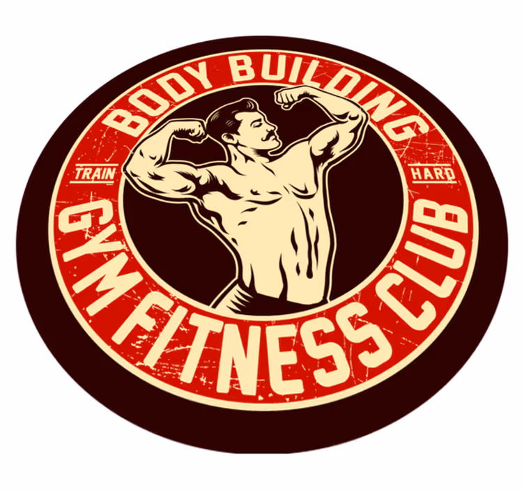 Vinil podovi tinejdžeri amblem fitness kluba - TenStickers
