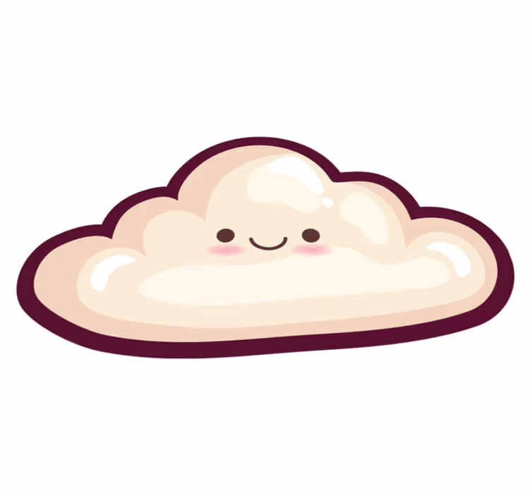 Anime oblak priroda vinil prostirka - TenStickers