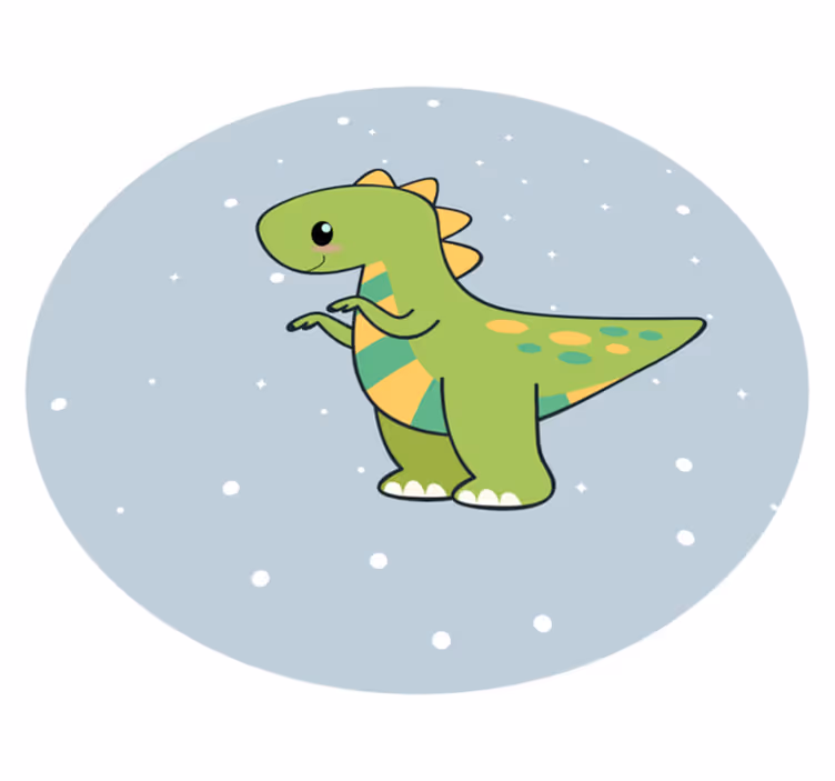 Vinil podovi djeca obuća za dinosaure - TenStickers