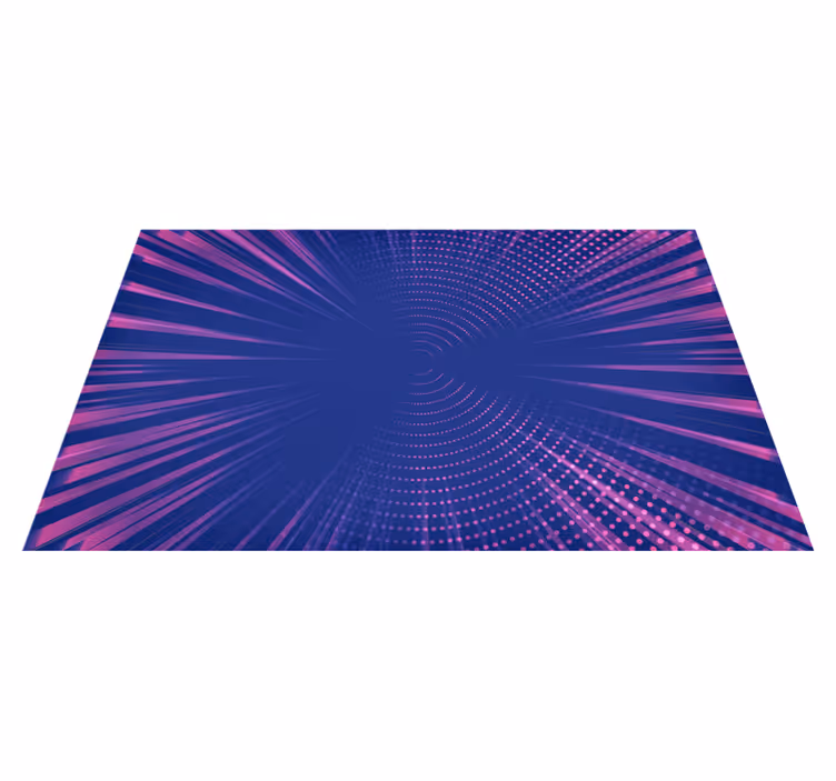 Vinil podovi geometrijski optičko zračenje - TenStickers