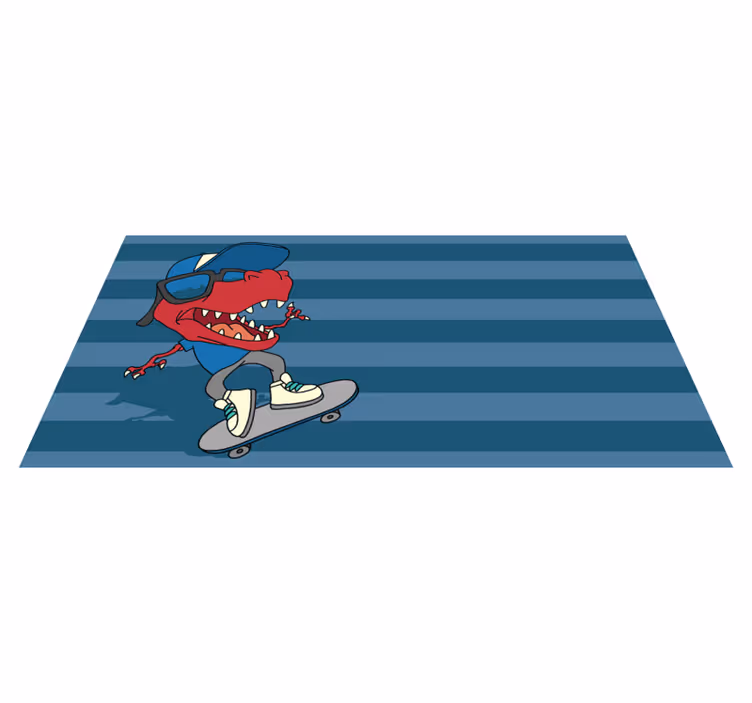 Drugi vinil podovi skateboarding dinosaur - TenStickers