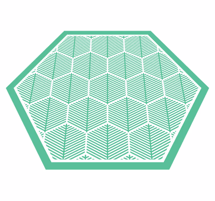 Vinil podovi cvijeće i biljke botanička geometrija - TenStickers