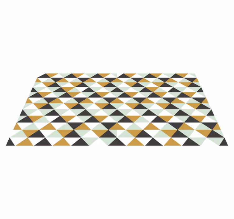 Vinil podovi geometrijski trokutasti mozaik aranžman - TenStickers