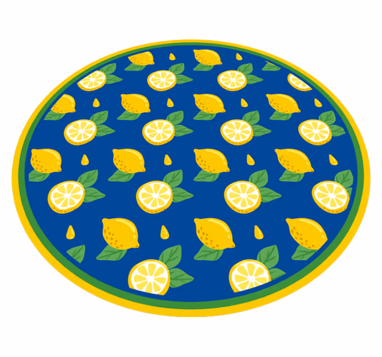 Vinil pod u kuhinji dizajn citrusa i limuna - TenStickers