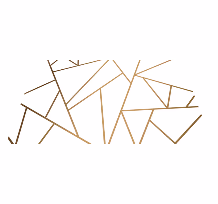 Mramor geometrijski oblici kuhinjski vinil tepih - TenStickers