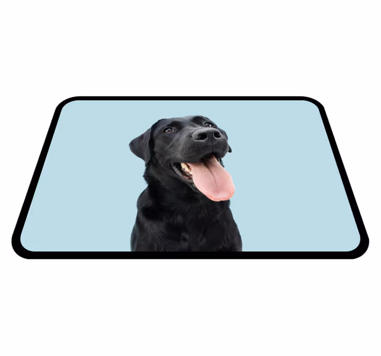 Nasmijani pas slatka životinjska prostirka - TenStickers