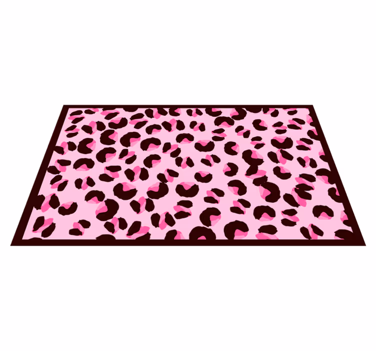 Vinil podovi otisak životinja ružičasti leopard uzorak - TenStickers