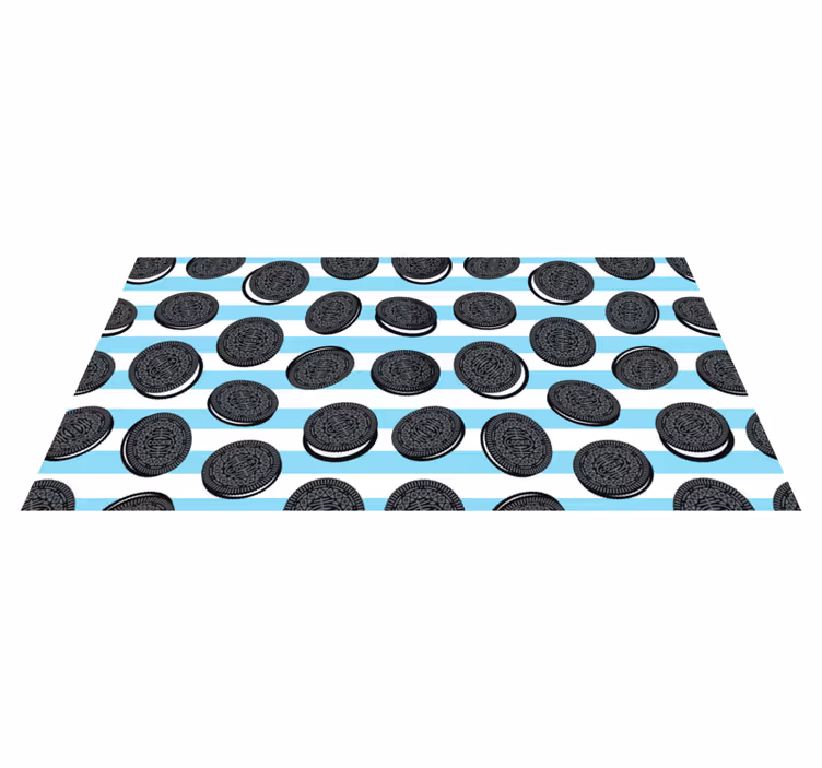 Kuhinjske podne pločice oreo uzorka - TenStickers