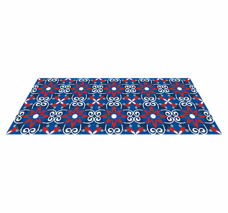 Fleur de lis beija pločica tepih - TenStickers