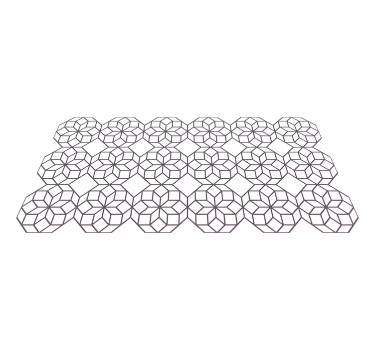 Elegantne osmerokutne pločice tepih - TenStickers