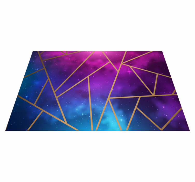 Galaxy trokut pločice pločica tepih - TenStickers