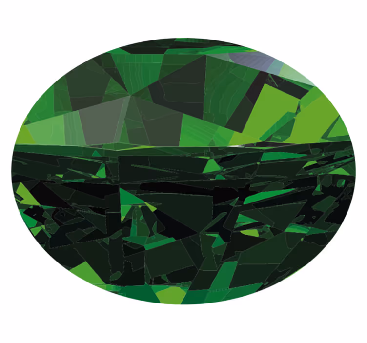 Vinil podovi tekstura geometrijske zelene facete - TenStickers