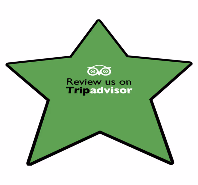 Vinilne prostirke s frazama recenzirajte nas na tripadvisoru - TenStickers