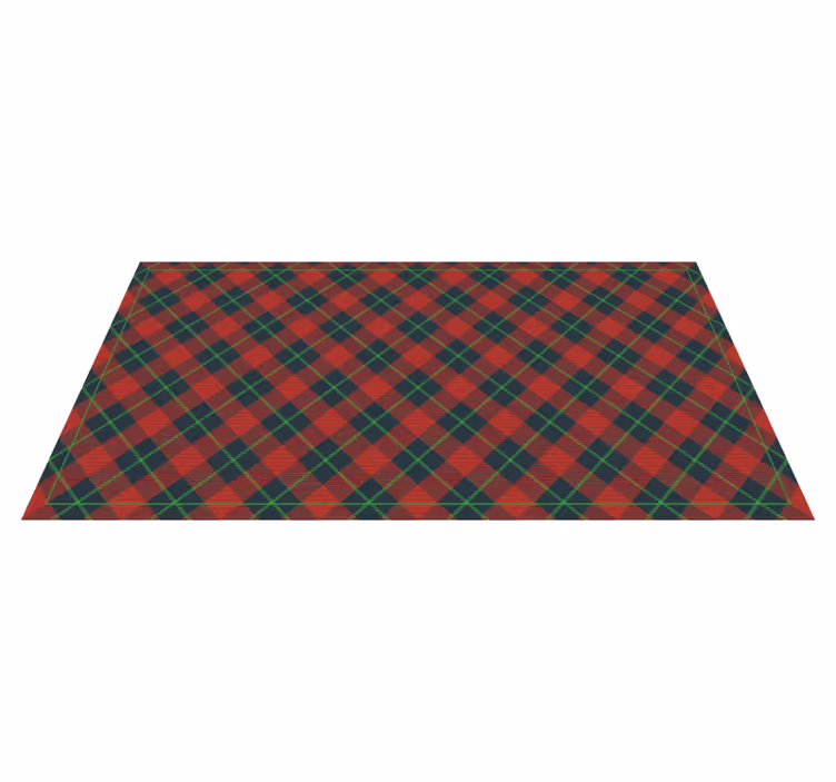 škotski tartan vintage sag - TenStickers