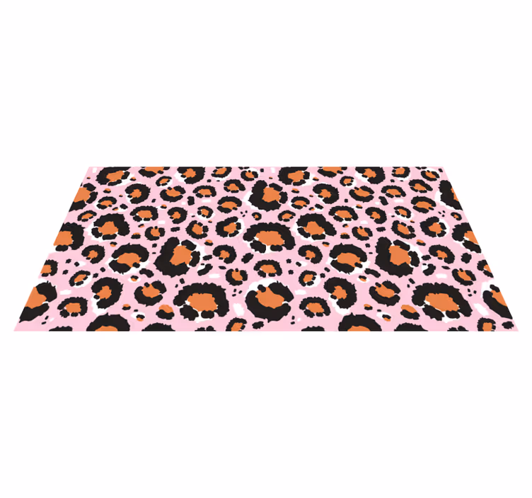 Vinil podovi otisak životinja motiv ružičastog leoparda - TenStickers