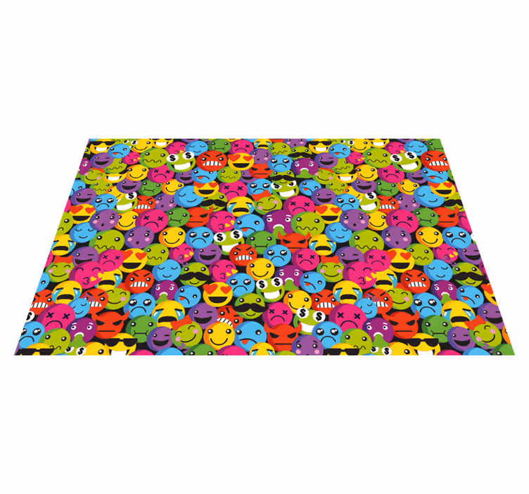 Sastav emojija teen vinil prostirka - TenStickers
