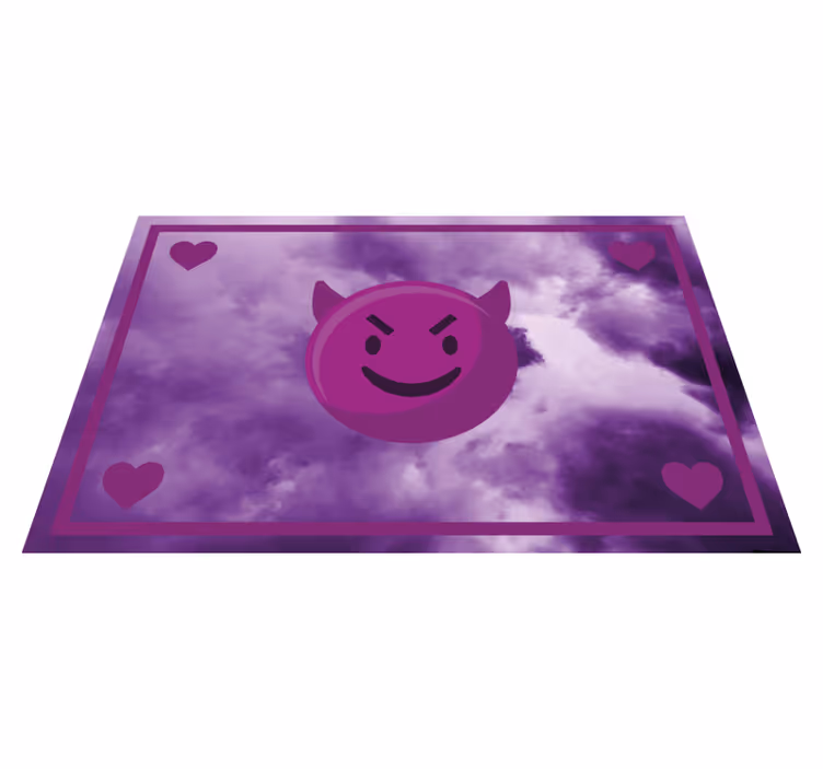 Vinil podovi tinejdžeri emoji nasmijanog vraga - TenStickers