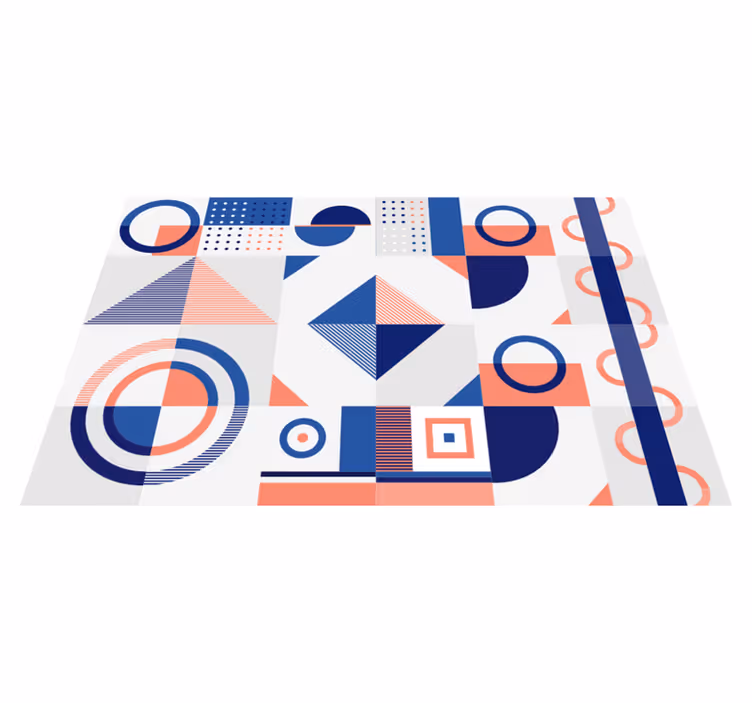 Skandinavski geometrijski uzorak geometrijski sagovi - TenStickers