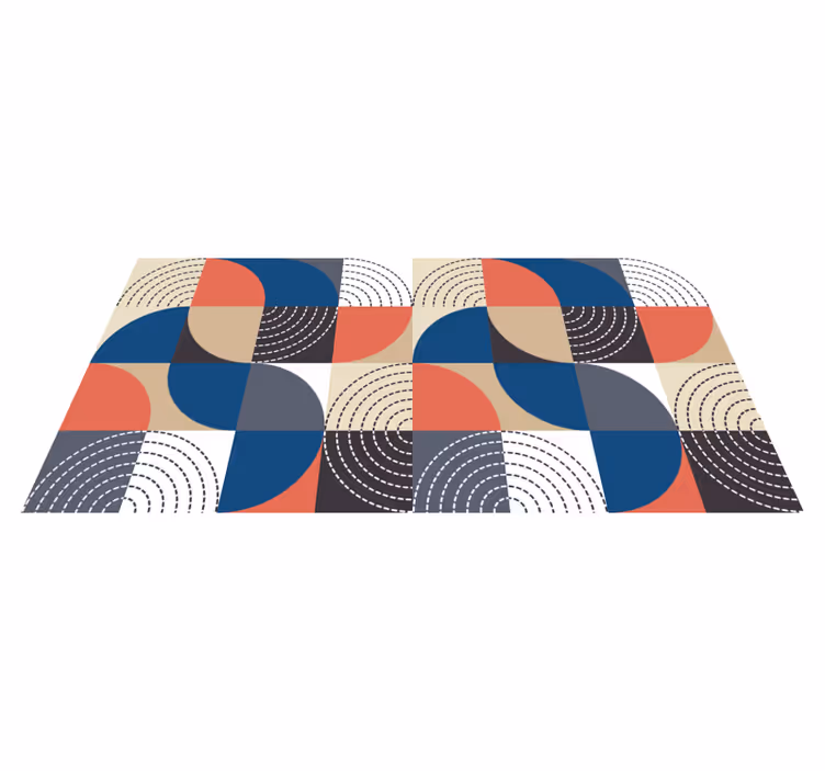 Vinil podovi geometrijski apstraktni moderni dizajn - TenStickers