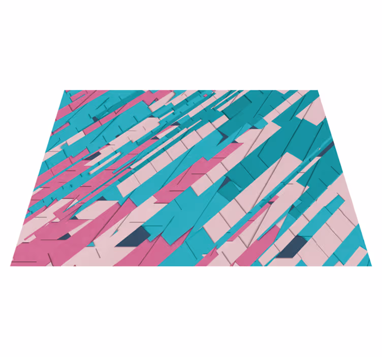 Vinil podovi geometrijski apstraktni kutni uzorak - TenStickers