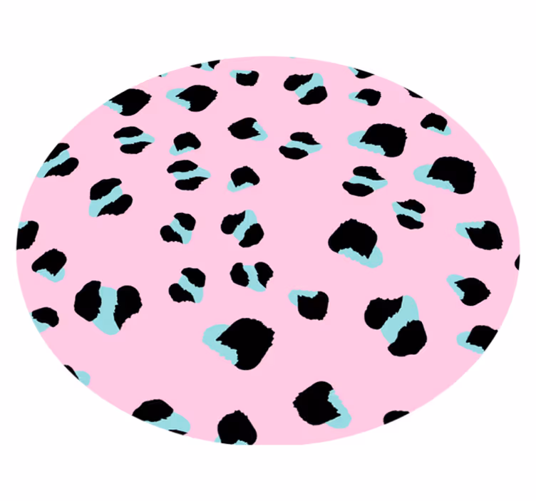 Vinil podovi otisak životinja ružičaste leopardove mrlje - TenStickers