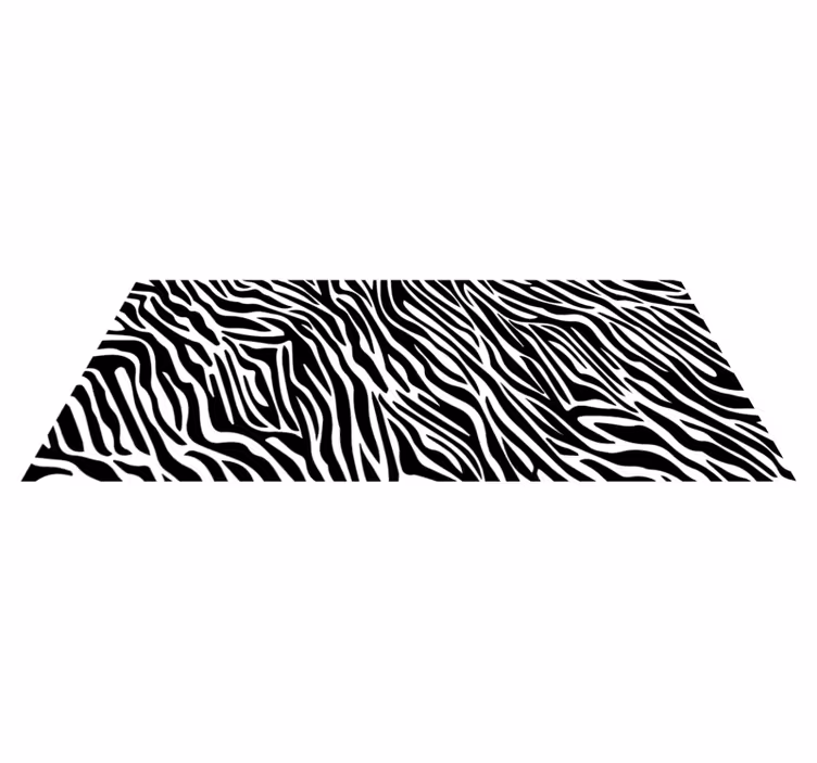 Vinil podovi otisak životinja stil zebrastih pruga - TenStickers