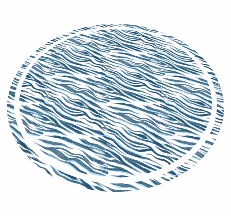 Vinil podovi otisak životinja elegantni zebrasti val - TenStickers