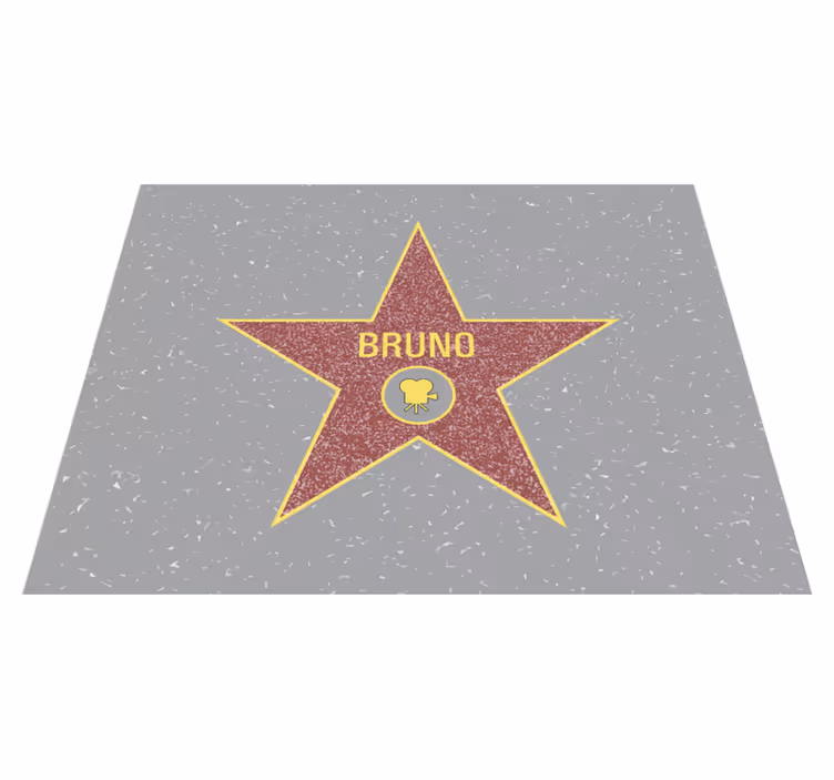Vinil podovi s imenima prepoznavanje zvijezda - TenStickers
