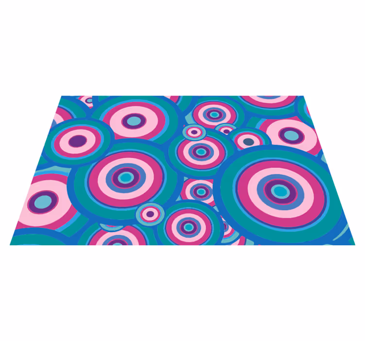 Vinil podovi geometrijski šareni kružni motivi - TenStickers