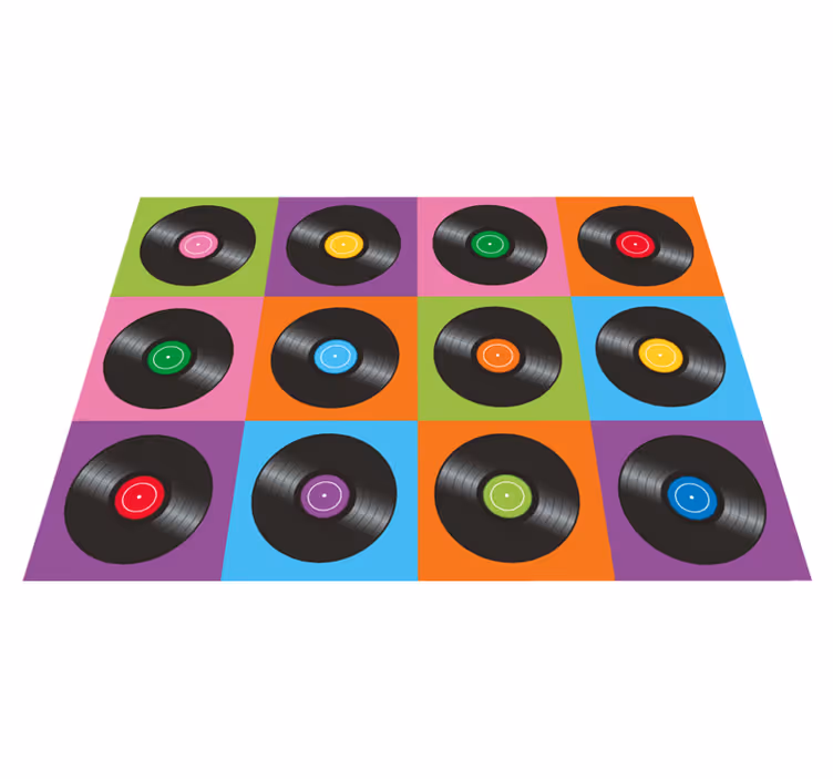 Kuhinjske ploče vinil diska vinil prostirka - TenStickers