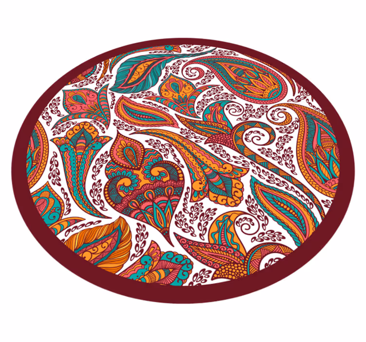Vinil podovi mandala šareni vrtložni uzorci - TenStickers
