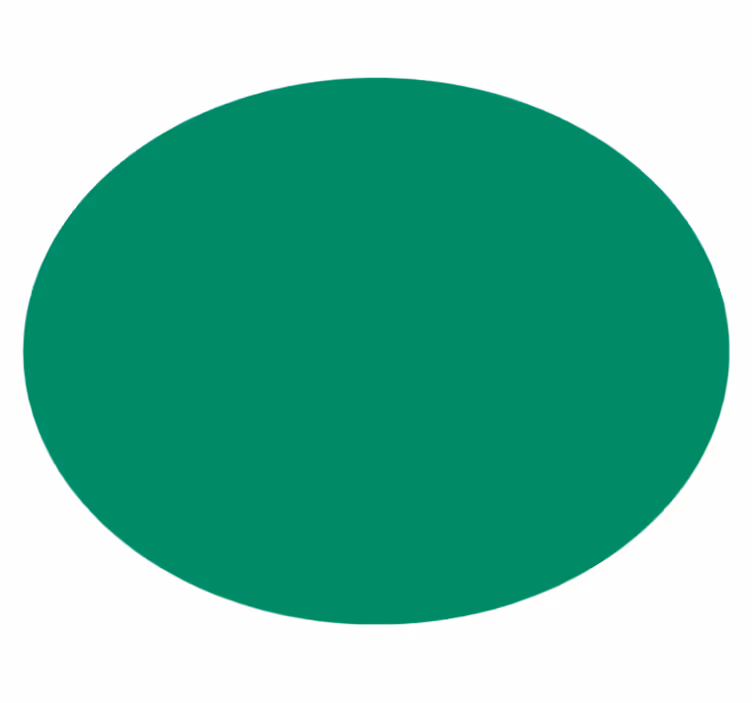 Vinil podovi kružni živahna zelena - TenStickers