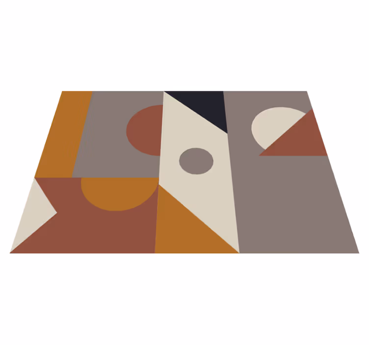 Vinil podovi moderan apstraktni geometrijski oblici - TenStickers