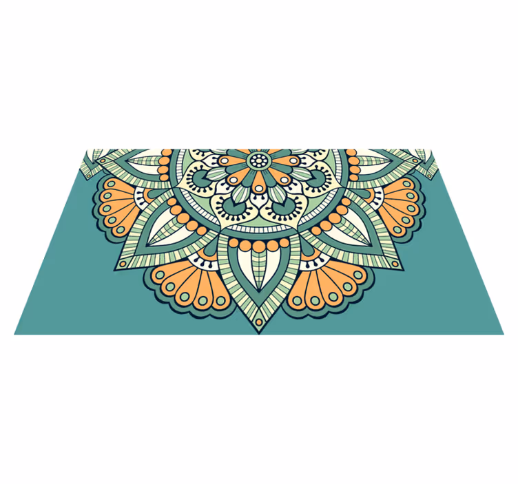 Vinil podovi mandala polucvjetni motiv - TenStickers