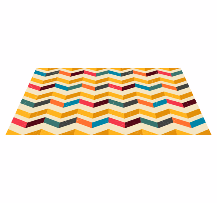 Vinil podovi geometrijski prasak u boji ševrona - TenStickers