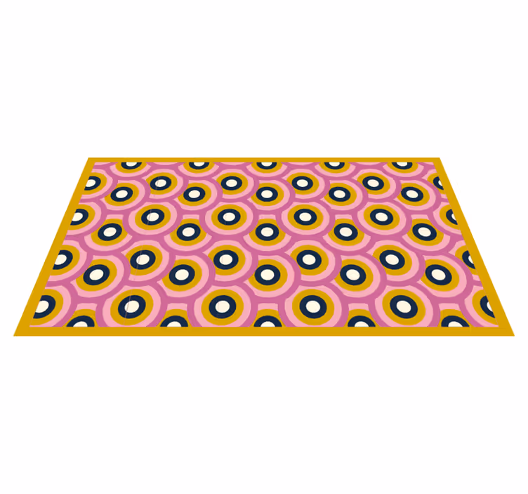 Vinil podovi geometrijski kružna fuzija boja - TenStickers