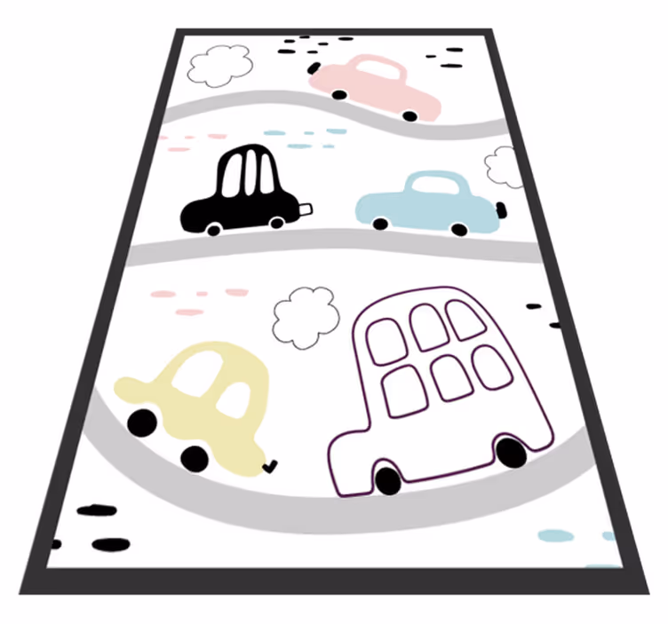 Vinil podovi rasadnici skandinavske ceste - TenStickers