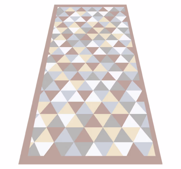 Vinil podovi geometrijski trokutasta paleta boja - TenStickers